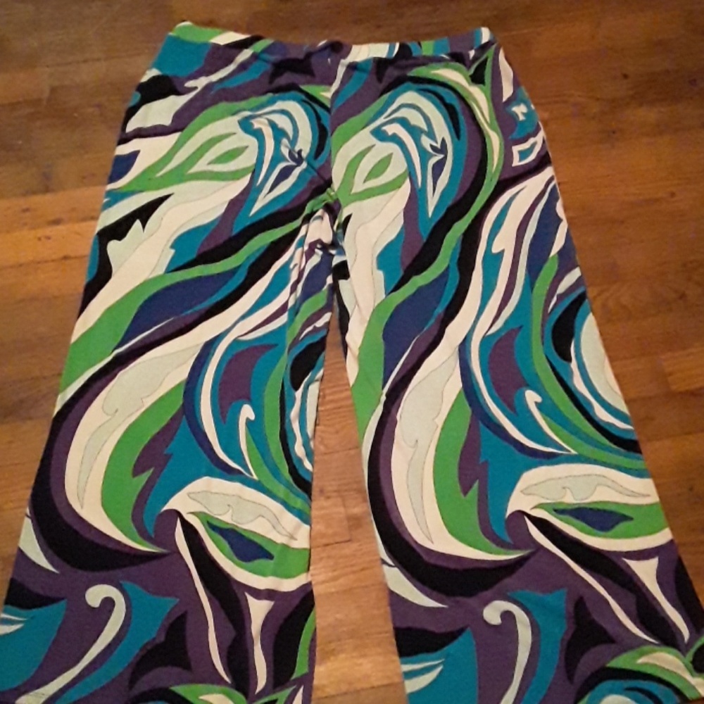 Multi colored palazzo pants